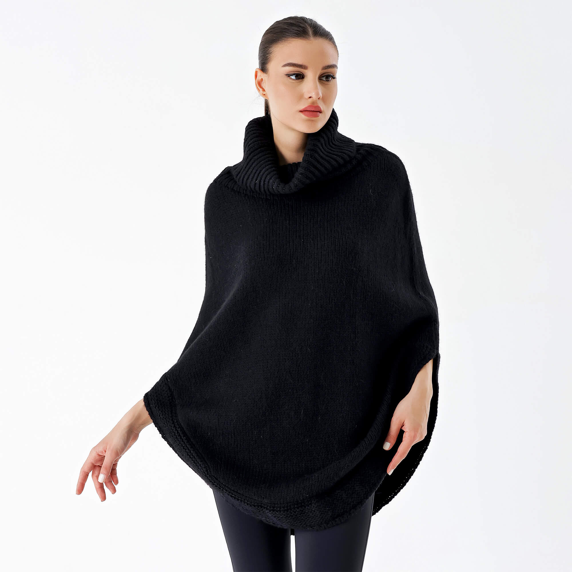 Dolce&Gabbana - Black Knitted Turtleneck Sweater